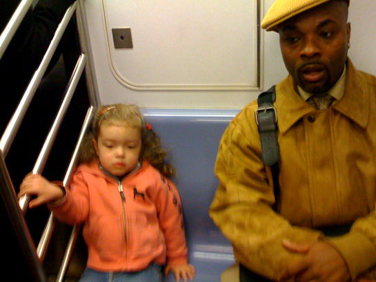commuter buddies on the 6 train