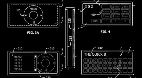 Apple iPhone, iPod patent diagrams