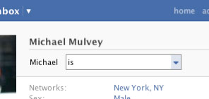 screengrab: Facebook status window