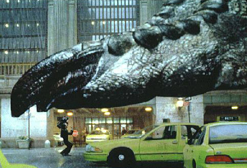 Godzilla foot