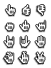 hand cursor alternates