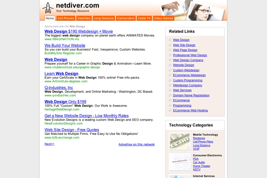 screengrab: netdiver.com