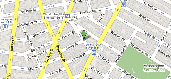 Google Map: West Village