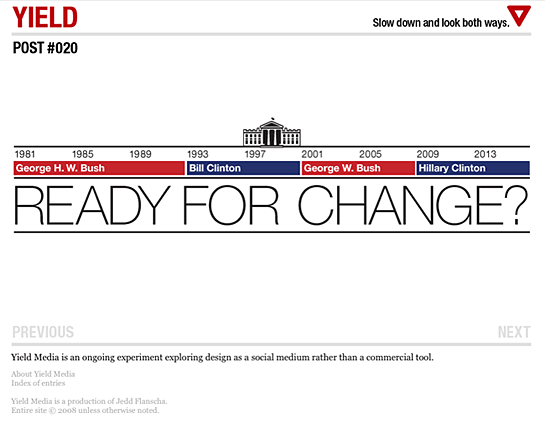 screengrab: Yield Media - Ready for Change?